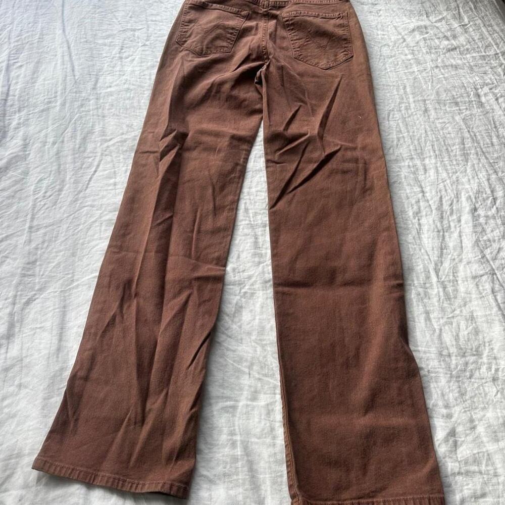 Brown cotton pants in a - Picture 5 of 6